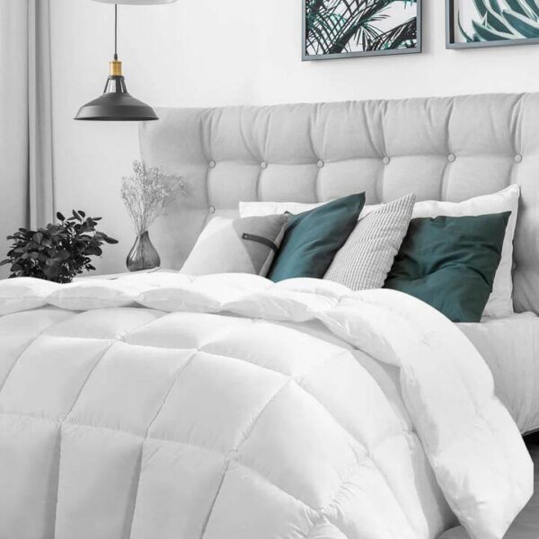 Casa Decor 360GSM Silk Touch Quilt Single White | OMF