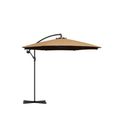 Milano Outdoor - Outdoor 3 Meter Hanging And Folding Umbrella - Latte | OMF