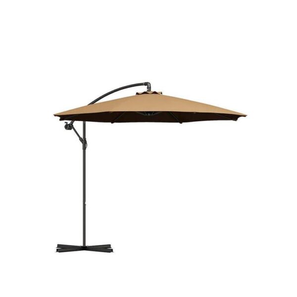 Milano Outdoor - Outdoor 3 Meter Hanging And Folding Umbrella - Latte | OMF
