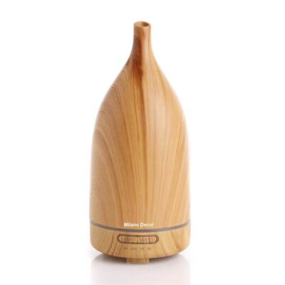 Milano Decor 100ml Ultrasonic Aroma Diffuser - Light Wood | OMF