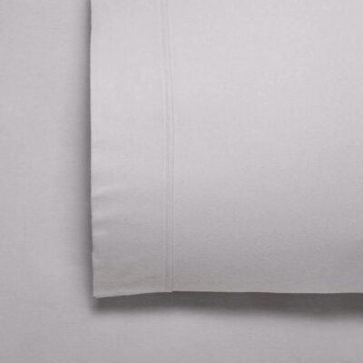 Fletcher Flannelette Sheet Set Stone Super King | OMF