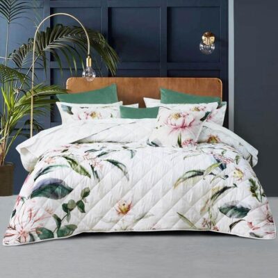 Indi Super King Coverlet Set White | OMF