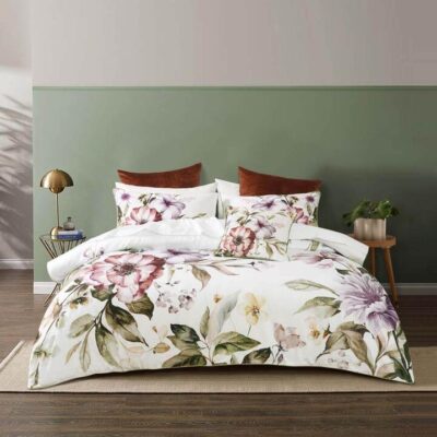Minette Super King Quilt Cover Set White | OMF