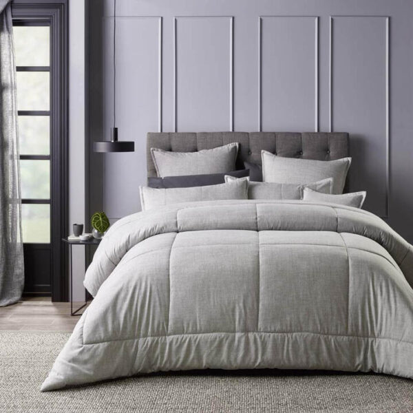 Maynard Comforter Set Grey Single/Double | OMF