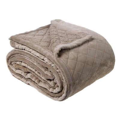 Mansfield Sherpa Blanket Silver Grey Single/Double | OMF