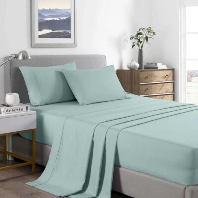 Royal Comfort Bamboo Cooling 2000TC Sheet Set Double Frost | OMF