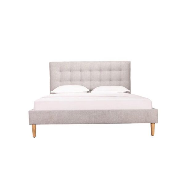 Mason Upholstered Queen Bed Frame With USB | OMF