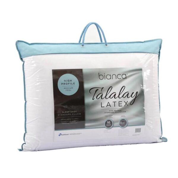Sleep Easy High Profile Medium Feel Talalay Latex Pillow | OMF
