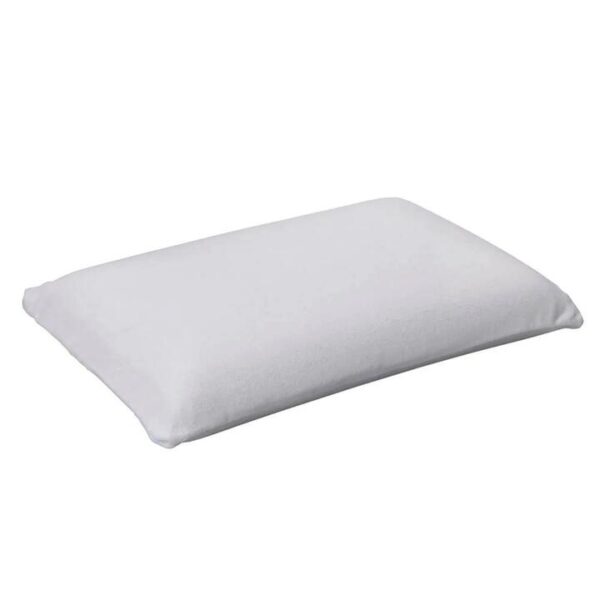 Sleep Easy Medium Profile Soft Feel Talalay Latex Pillow White standard | OMF