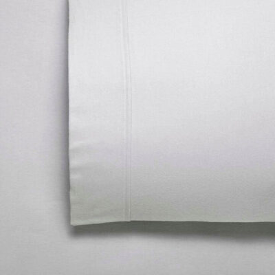 Fletcher Flannelette Sheet Set Silver Single | OMF