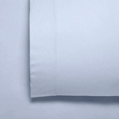 Fletcher Flannelette Sheet Set Steel Blue Single | OMF