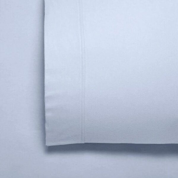 Fletcher Flannelette Sheet Set Steel Blue Single | OMF