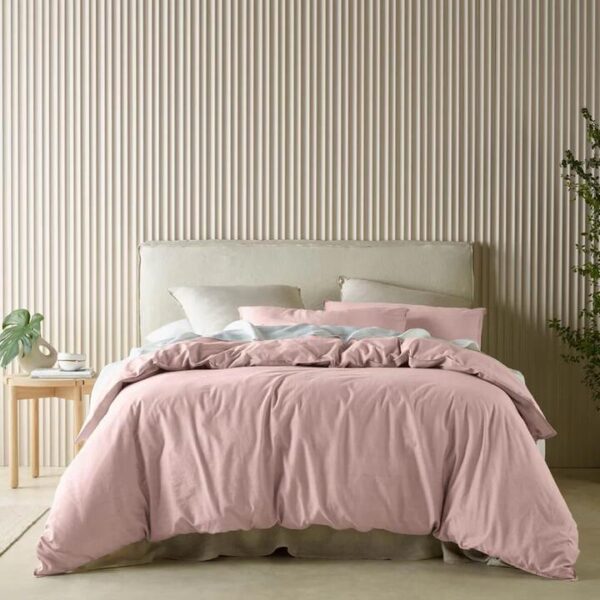 Acacia Quilt Cover Set Blush Super King | OMF