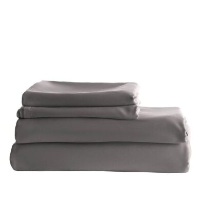 Royal Comfort Balmain 1000TC Bamboo Cotton Quilt Cover Set King Pewter | OMF