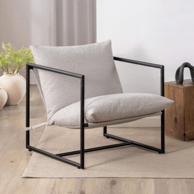 Laurent Arm Chair Beige | OMF