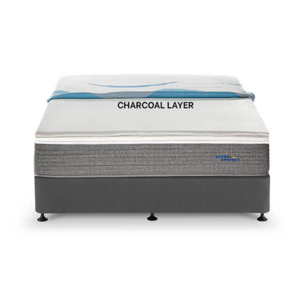 Ocean Choice 7 Charcoal Double Mattress Topper | OMF
