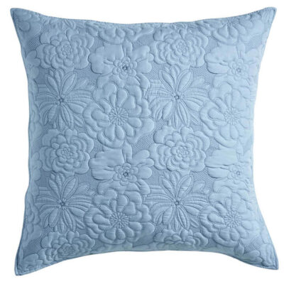 Sabrina European Pillowcase Blue | OMF