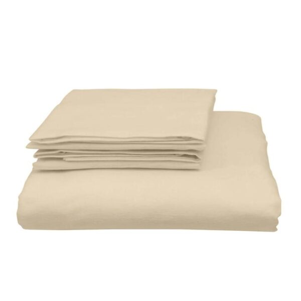 Royal Comfort Blended Bamboo Quilt Cover Set Queen Dark Ivory | OMF