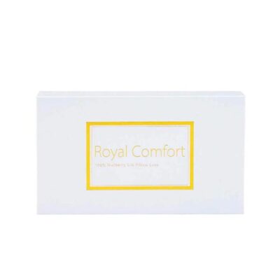 Pure Silk Pillow Case By Royal Comfort-White | OMF