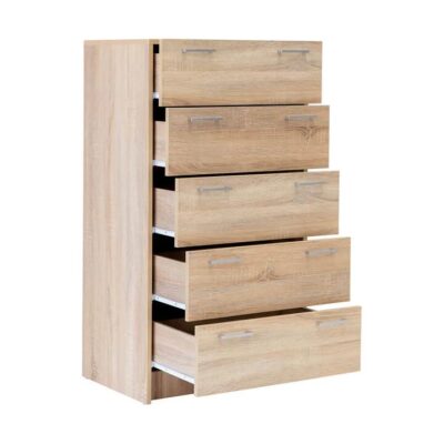 Tribecca 5 Drawer Chest White | OMF