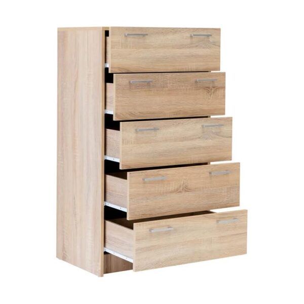 Tribecca 5 Drawer Chest White | OMF