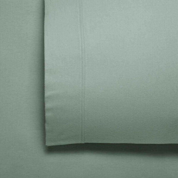Fletcher Flannelette Sheet Set Sage queen | OMF