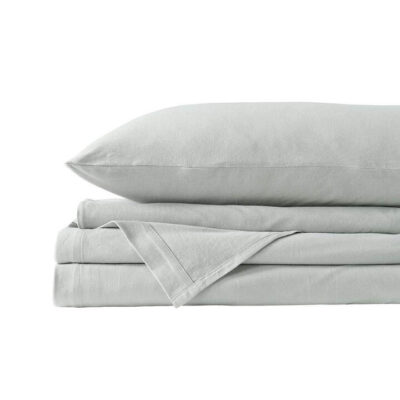 Royal Comfort Jersey Cotton Quilt Cover Set Queen Grey Marle | OMF