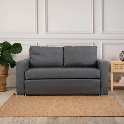 Casa Decor Selena 2 In 1 Sofa - Charcoal | OMF