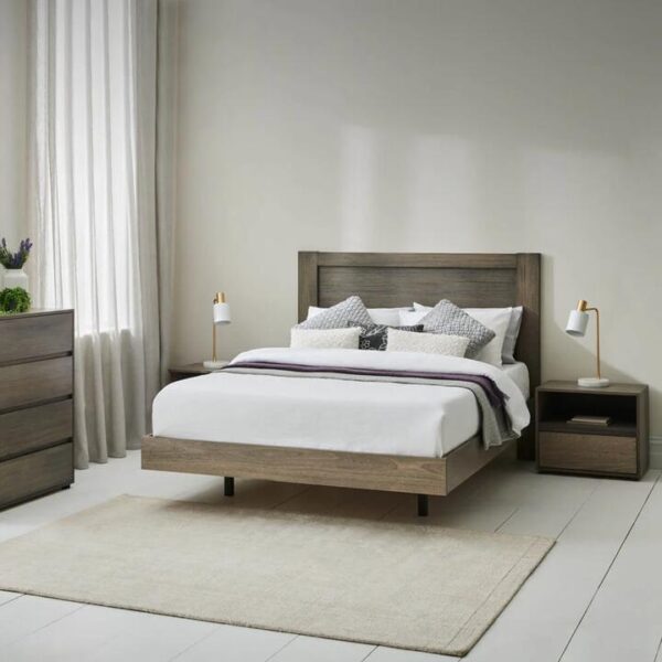 Yarra Floating King Timber Bed Frame - Ghost Gum | OMF