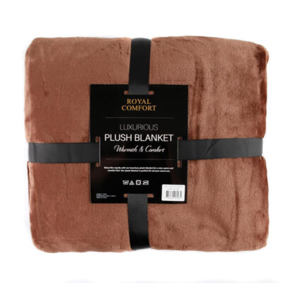 Royal Comfort Plush Coffee Blanket | OMF