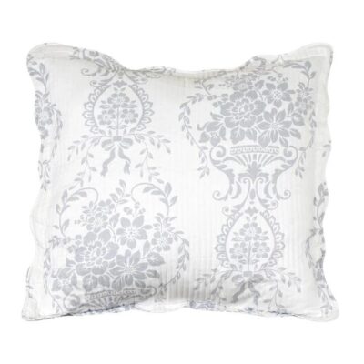 Florence European Pillowcase Grey | OMF