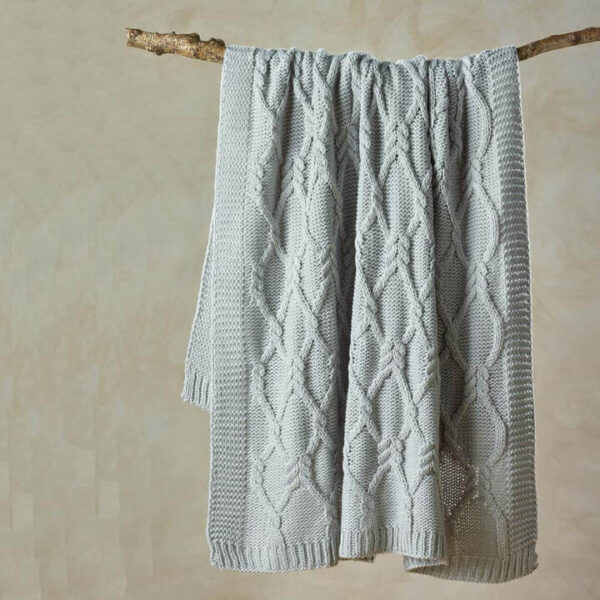 Johnson Throw Rug Silver | OMF