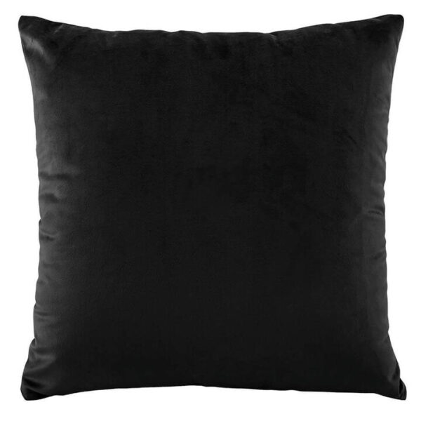 Vivid Velvet European Pillowcase Black | OMF