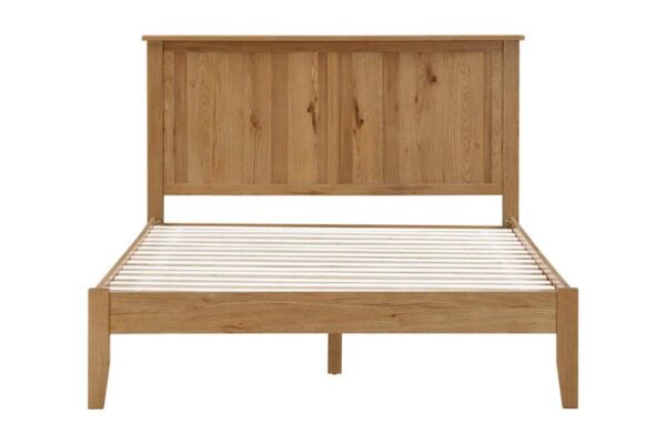 Claire American White Oak Timber Queen Bed Frame | OMF