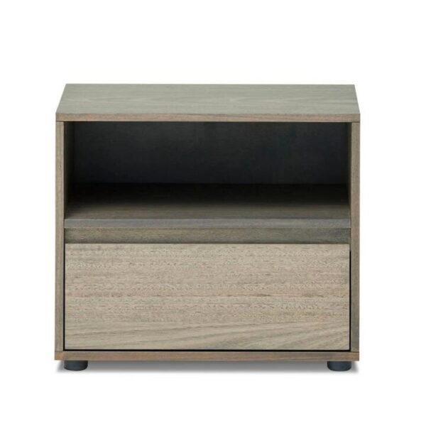 Yarra Bedside 1 Wide Drawer 1 Shelf Ghost Gum | OMF