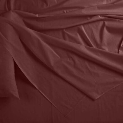 Royal Comfort Blended Bamboo Sheet Set Queen Malaga Wine | OMF