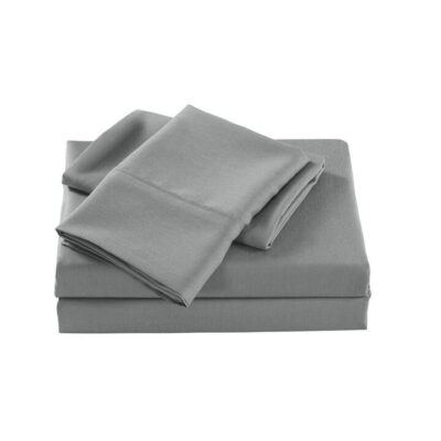 Royal Comfort Bamboo Cooling 2000TC Sheet Set Single Mid Grey | OMF