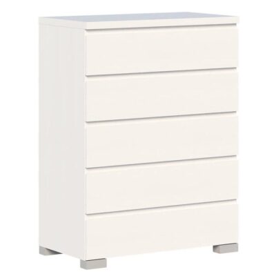 Elara 5 Drawer Chest White | OMF