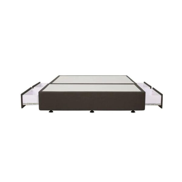 Timber 4 Drawer East West Base King Midnight Grey | OMF