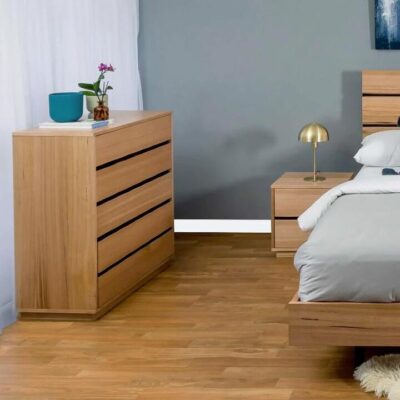 Luna Timber 5-Drawer Tallboy | OMF