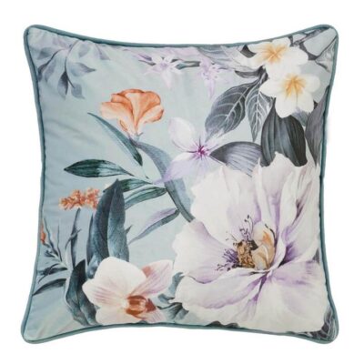 Chiquita Square Velvet Cushion White | OMF