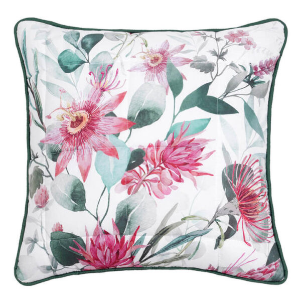Nikita Square White Velvet Cushion | OMF