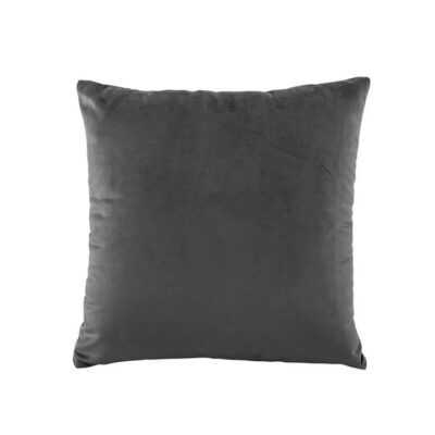 Vivid Square Cushion Velvet Coal | OMF