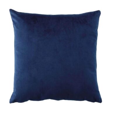 Vivid Square Cushion Velvet Indigo | OMF