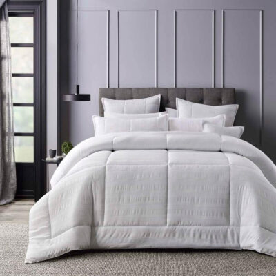 Porter Comforter Set White Queen/King | OMF