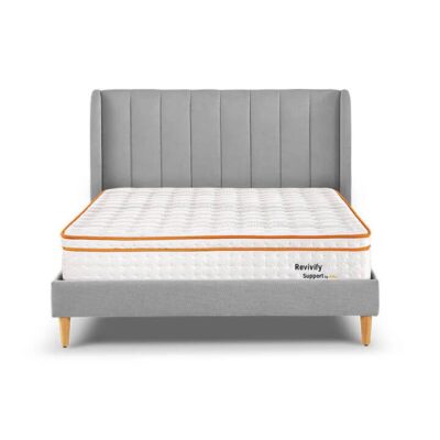 Channel Upholstered Queen Bed Frame | OMF