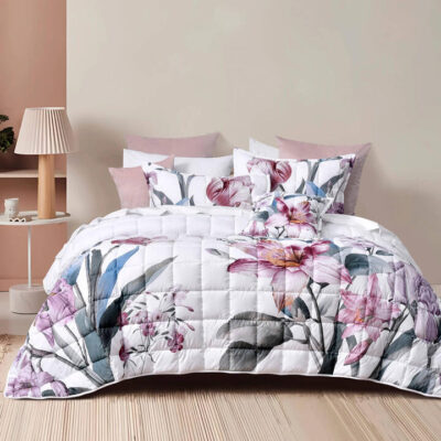 Carmela Double White Bedspread Set | OMF