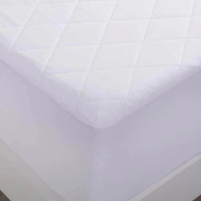 Comfort In Cotton Quilted Mattress Protector White King | OMF