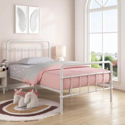 Jamie Single Bed White | OMF