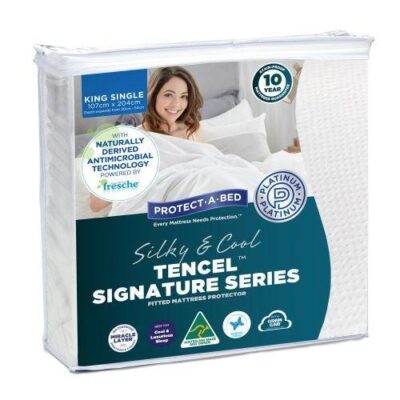 Silky Cool Tencel King Single Mattress Protector | OMF